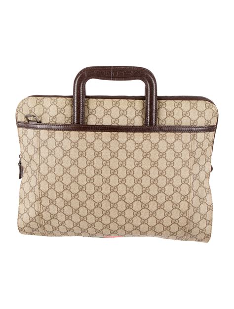 gucci bag for laptop|gucci pre owned laptop bag.